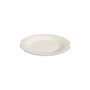 Hermia Platin Yaldız Fulya 53 YTKM Juego de Cena de Porcelana Blanco y Plata